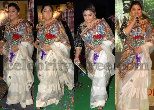 Kushboo Kalamakri Work Saree