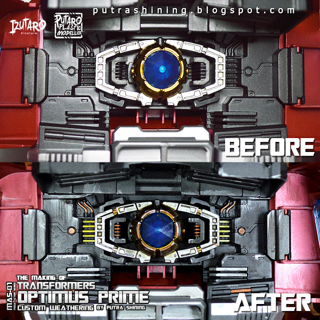 The Making Of Transformers Optimus Prime | MAS-01 Mega Action Series 18" | Customize Weathering by Putra Shining