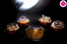 Muffins à l'orange - muffins d'Halloween - Bataille Food #28