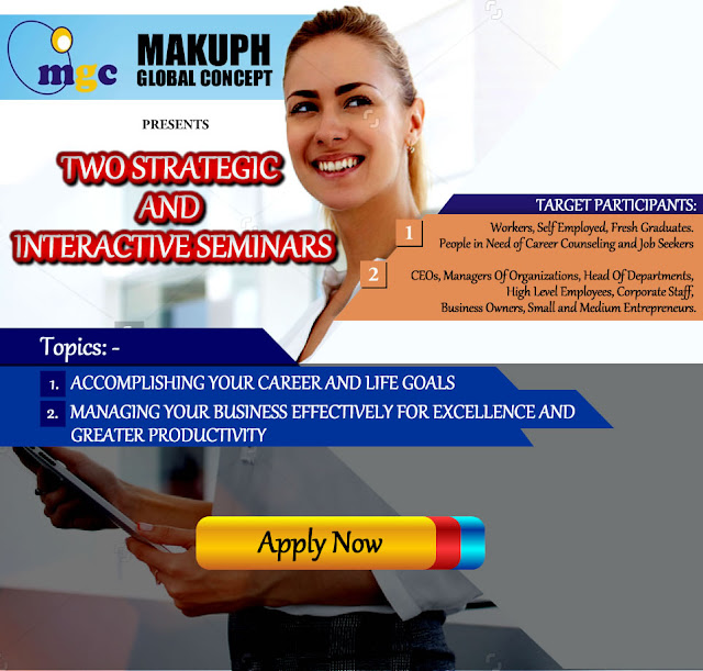 Business: Seminar!!! Attend a 2 day seminar by Makuph Global Concept