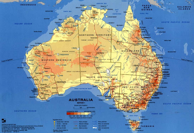 Australia Map 2015