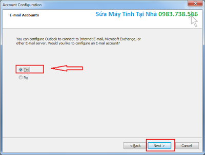 Cài Outlook cho Gmail - H04