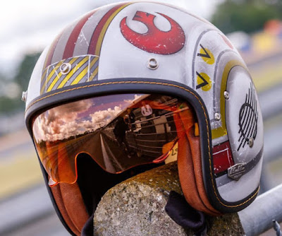 HJC IS-5 Star Wars X-Wing Starfighter Pilot Motorcycle Helmet