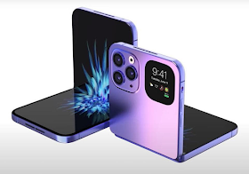 The first images that show the design of the foldable iPhone