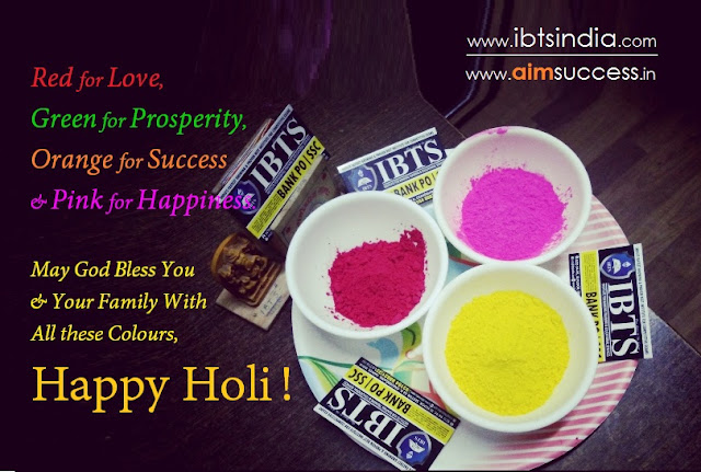 IBTS Wishing You All  Happy Holi 2018