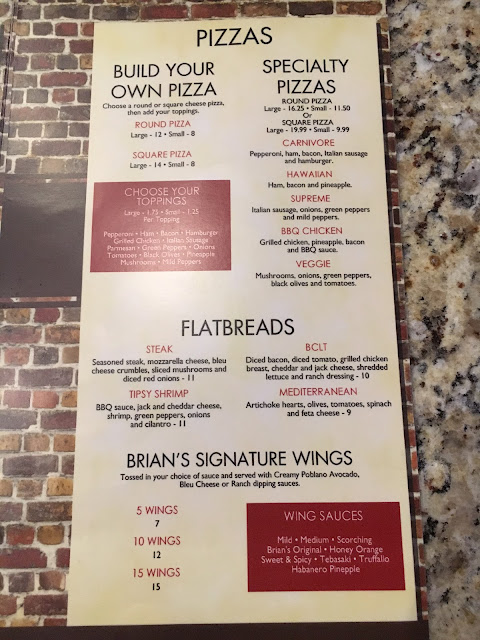 Brian's Sports Bar Newnan GA Menu