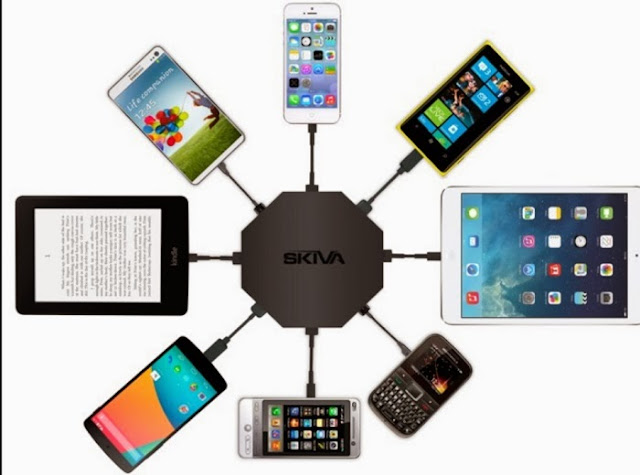 Octafire 8 Port Charge Allows Users to Charge Multiple Devices Simultaneously