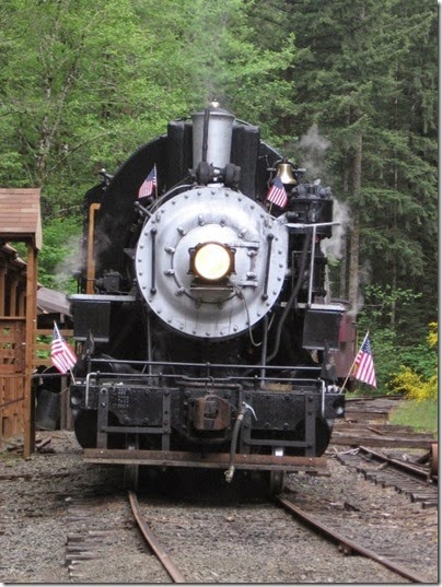 IMG_6622 Crosset Western 2-8-2T #10 at Moulton Falls on May 27, 2007