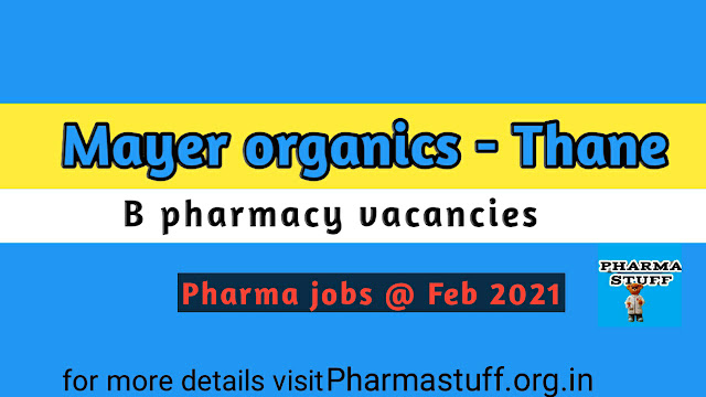 Mayer organics, Pharma jobs, Pharmastuff, Product management team