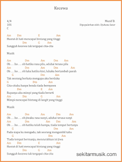 chord kecewa lagu dangdut djuhana satar