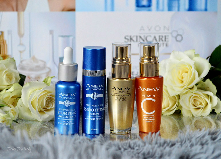 Anew Clinical Serum hialuronowe,retinol, Anew Ultimate serum oil, Anew Vitamin C