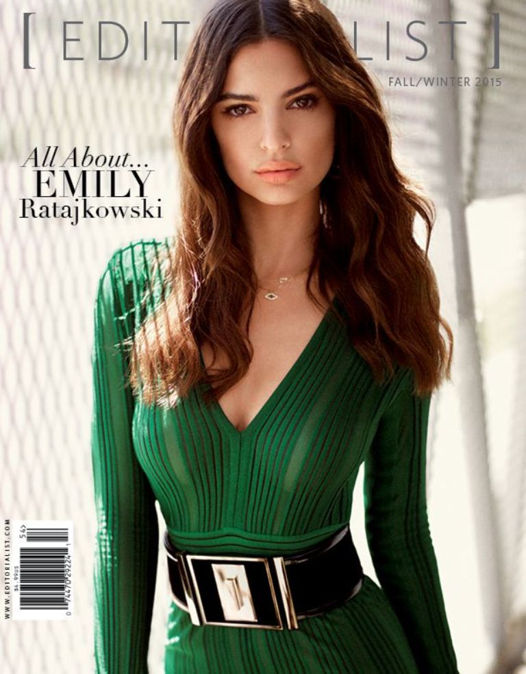 Emily Ratajkowski Editorialist Magazine Fall-Winter 2015 Photoshoot