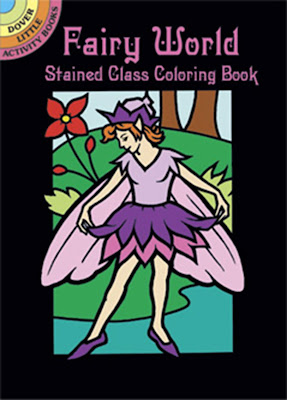 Fairy World Stained Glass Coloring Book