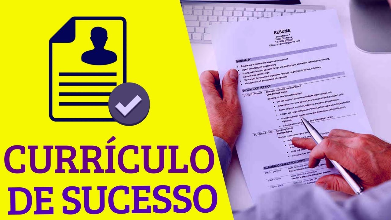COMO FAZER UM CURRICULO DE SUCESSO?