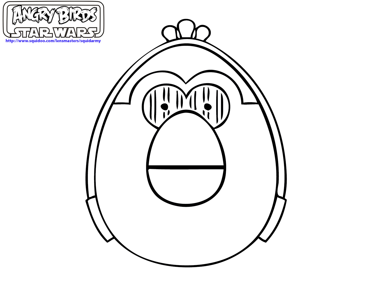free printable angry birds Star wars coloring pages Path