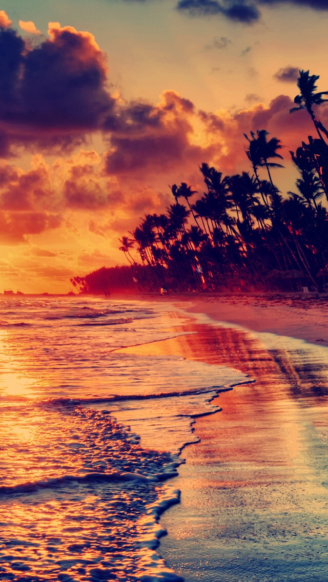 Download Wallpaper Sunset Beach iPhone Hd, 4k Images. 