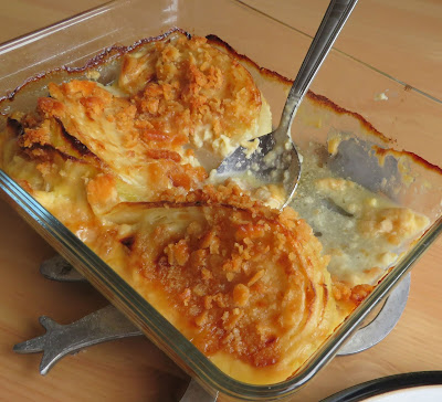 Cabbage, Cheese & Mustard Gratin for two