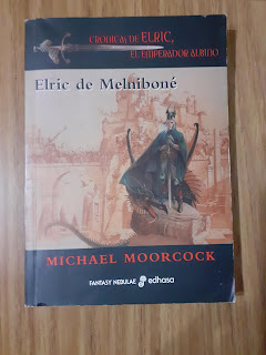 Portada de Crónicas de Elric. Elric de Melniboné