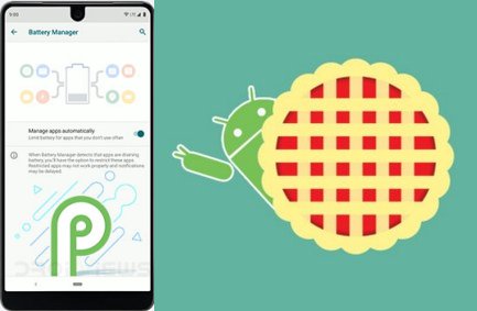 android 9 pie screen