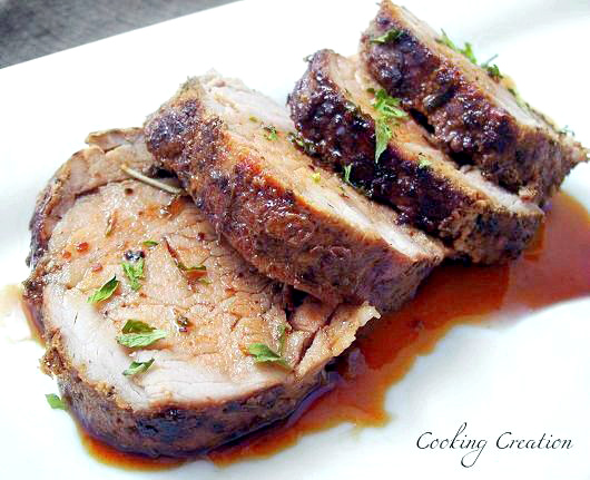 Cooking Creation Roasted Pork Tenderloin With Balsamic Red
