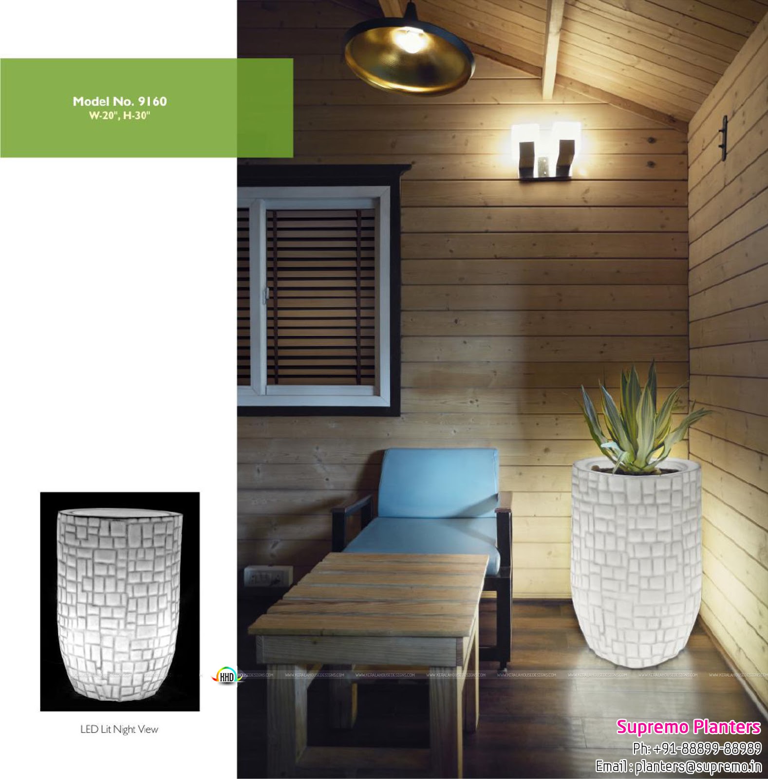 Lifestyle products  that offers planters and LED light 