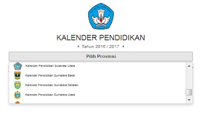Kalender Pendidikan 2017 Semua Provinsi