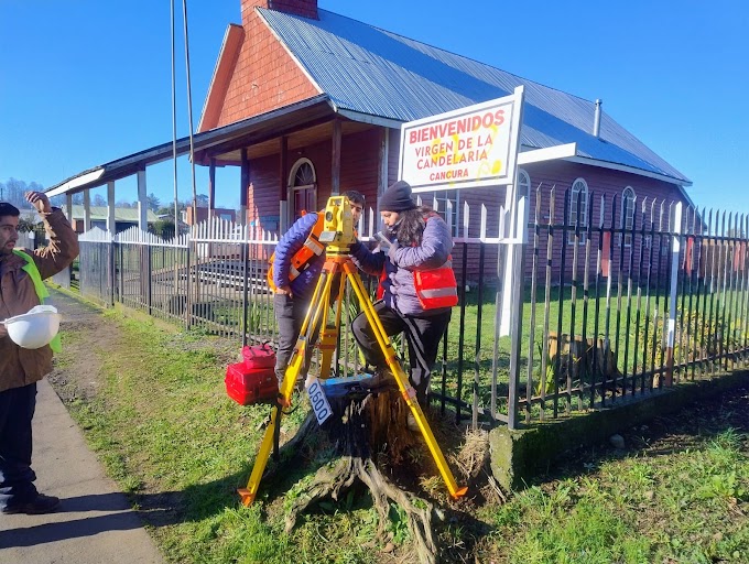 Segunda jornada de levantamiento topográfico ratifica compromiso de Santo Tomas Osorno en Villa de Cancura