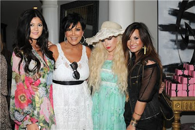 Wedding Shower on Celebrity News  Demi Lovato At Kim Kardashian Wedding Shower