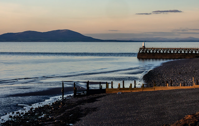 Photo of Maryport Pier at sunset