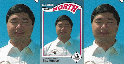 Bill Murray 1990 Frederick Keys card