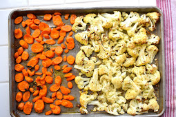 Honey Roasted Carrots & Cauliflower