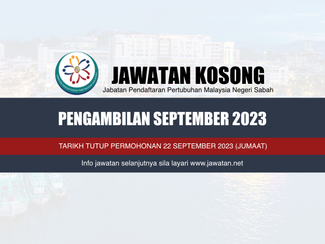 Jawatan Kosong JPPM Negeri Sabah 2023