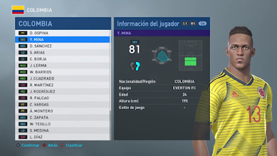 PES 2019 PS4 Option File Copa America 2019 by Allendoglu