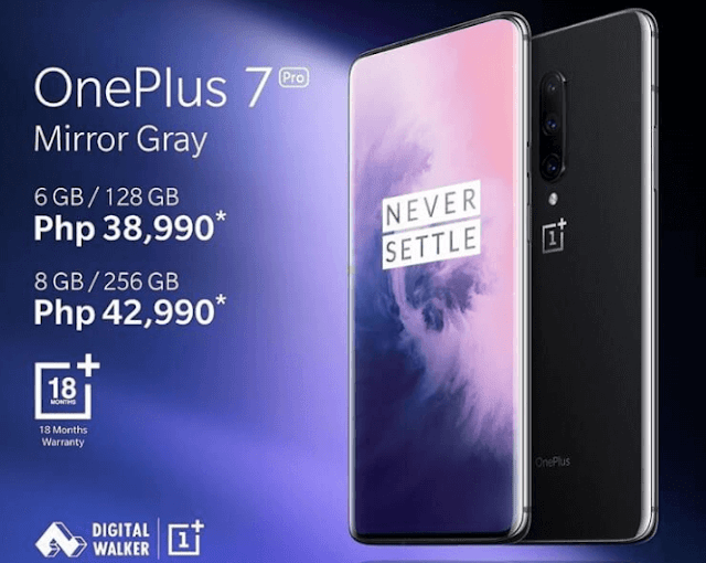 OnePlus 7 Pro arriving in the Philippines, priced announced