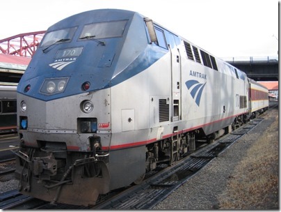 IMG_9854 Amtrak P42DC #170 at Union Station in Portland, Oregon on October 21, 2009