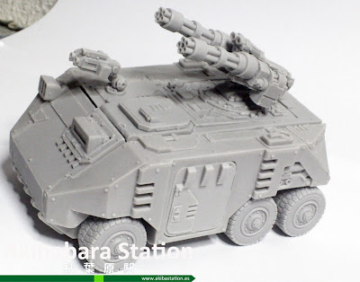 'Bison' Armoured Personal Carrier y Gatling Cannon Platform [BitsPudlo.com].