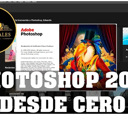 CURSO DE PHOTOSHOP 2025 DESDE CERO - EN UN VIDEO - MÁS DE 11 HORAS DE CURSO