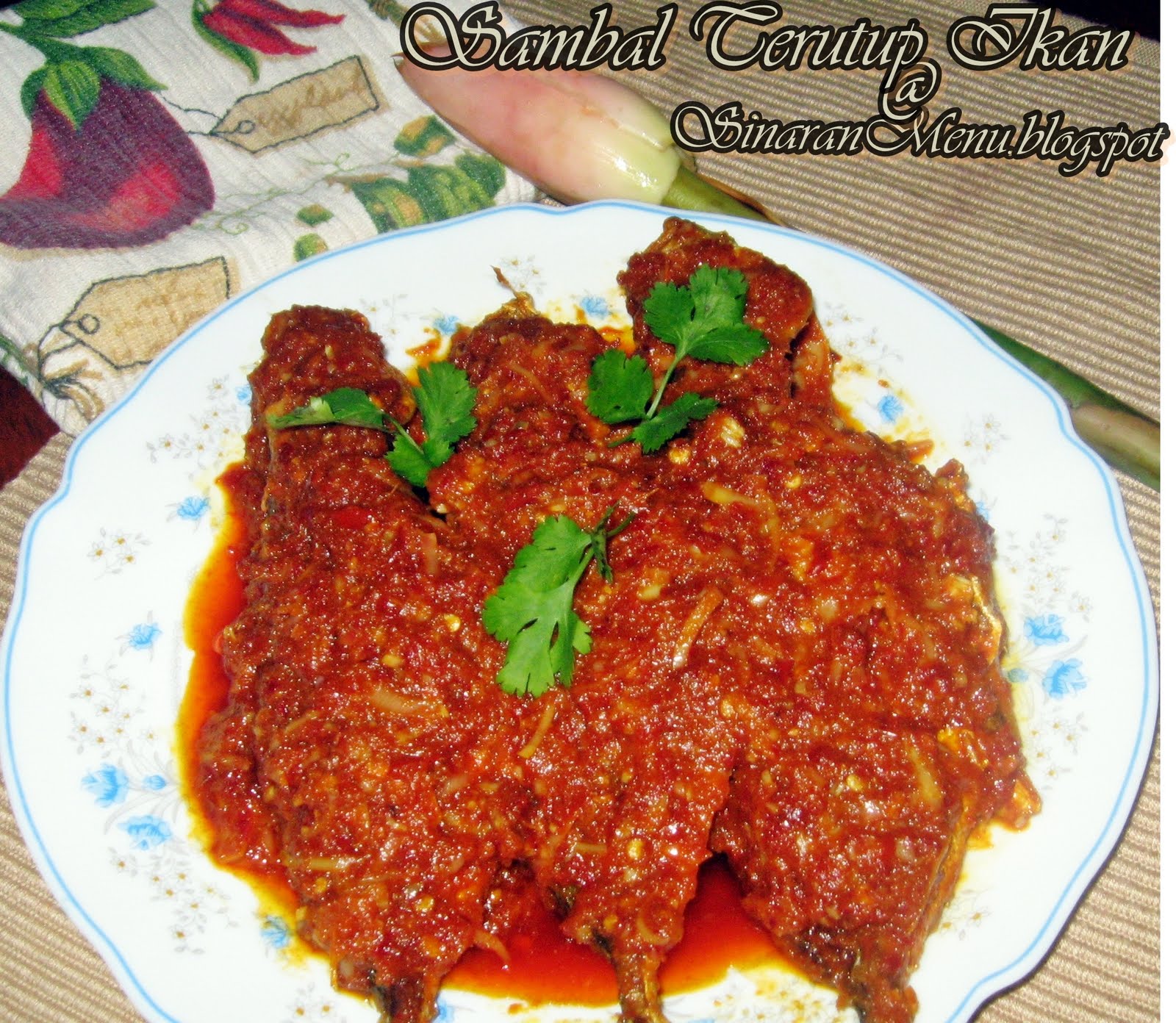 SinaranMenu: Sambal Terutup Ikan