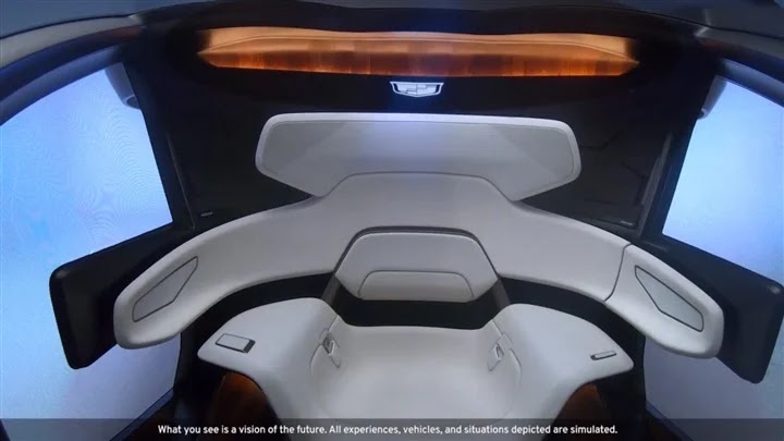 Cadillac introduces a plane and an autonomous car ... photos