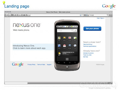 Google Nexus One phone