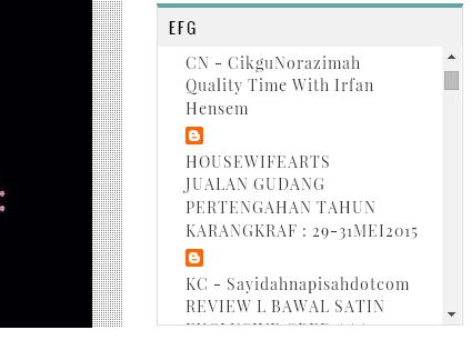 tutorial scroll pada bloglist, cara memasang scroll di bloglist, cara letak scroll di bloglist