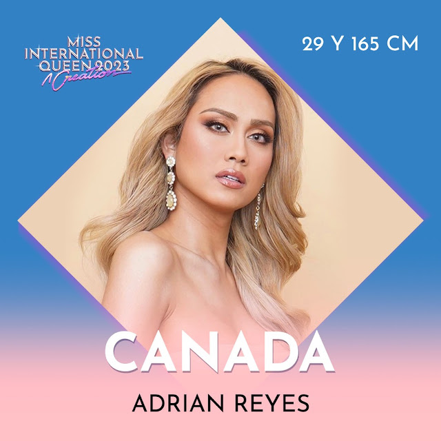 Adrian Reyes – Miss International Queen 2023 Candidates from Canada