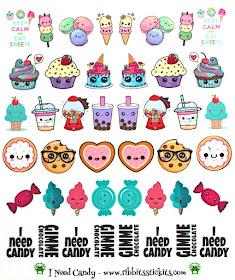 Ribbits Stickits I Need Candy Waterslide Decal
