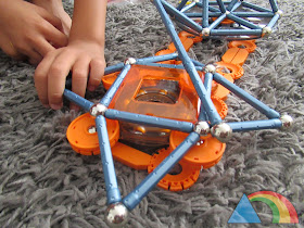 Juego de construcción Geomag mechanics