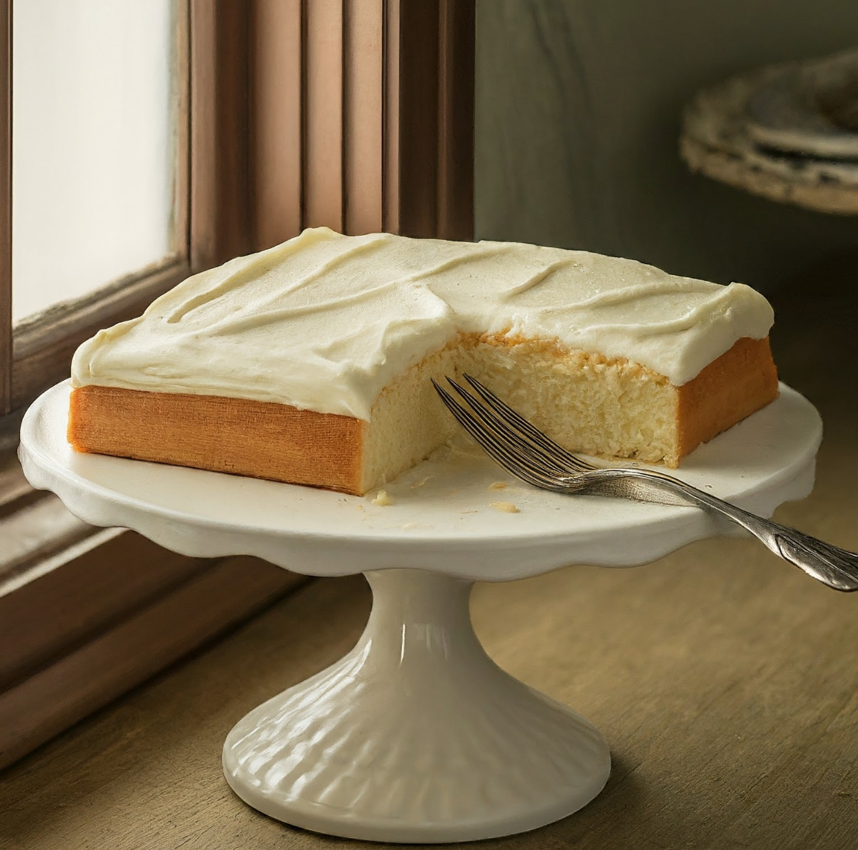 Robert F. West - Food Blog: White Texas Sheet Cake Easy Recipe