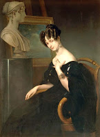Portrait of Princess Cristina Trivulzio Belgiojoso by Francesco Hayez c.1832, related to the Death of Sardanapalus.