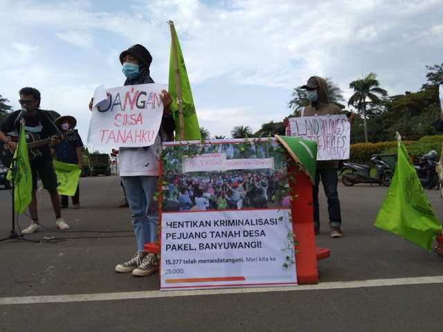 Berita Foto : Aksi Panggung Rakyat Pakel Geruduk Jakarta