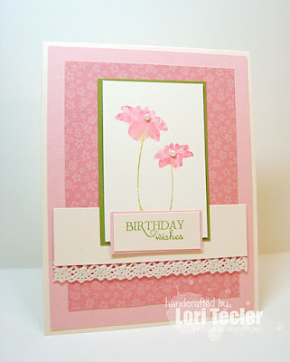 Birthday Wishes card-designed by Lori Tecler/Inking Aloud-stamps from Verve Stamps