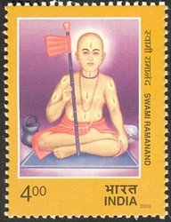 A Indian Post Stamp featuring Shri Ramananda
