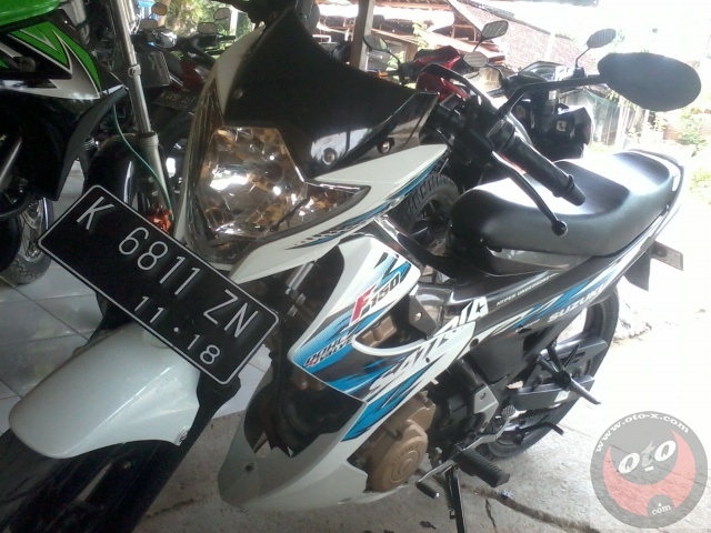 diJUAL motor  BEKAS  SUZUKI SATRIA F150 Tahun 2013 Plat K 